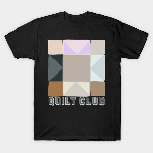 Quilt Club Abstract Sawtooth T-Shirt by LindsieMosleyCreative